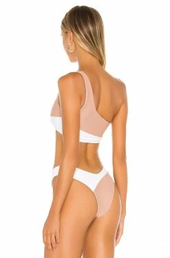 Camila Coelho Rumba Top In White & Nude -CAMILA COELHO Shop COEL WX29 V3
