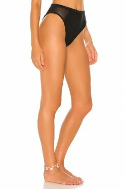 Camila Coelho Micaela High Waist Bottom In Black -CAMILA COELHO Shop COEL WX34 V2