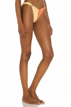 Camila Coelho Neves Bottom In Orange & Yellow In Orange & Yellow Palm -CAMILA COELHO Shop COEL WX67 V2