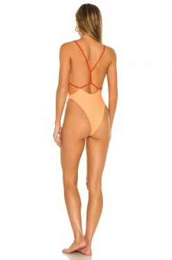Camila Coelho Yara One Piece In Orange -CAMILA COELHO Shop COEL WX78 V4