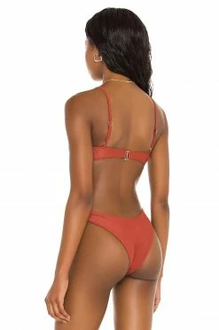 Camila Coelho Harbor Top In Rust -CAMILA COELHO Shop COEL WX84 V3