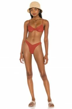 Camila Coelho Harbor Top In Rust -CAMILA COELHO Shop COEL WX84 V4