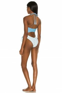 Camila Coelho Andressa One Piece In Blue Dot -CAMILA COELHO Shop COEL WX93 V3