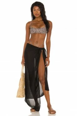 Camila Coelho Lorena Top In Natural Leopard -CAMILA COELHO Shop COEL WX95 V4